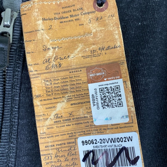 Women’s Vintage Harley-Davidson zip cardigan NWT - Picture 5 of 13